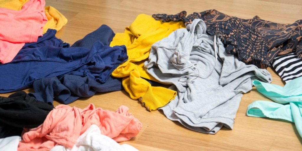 A pile of clothing
