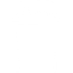 White waste icon