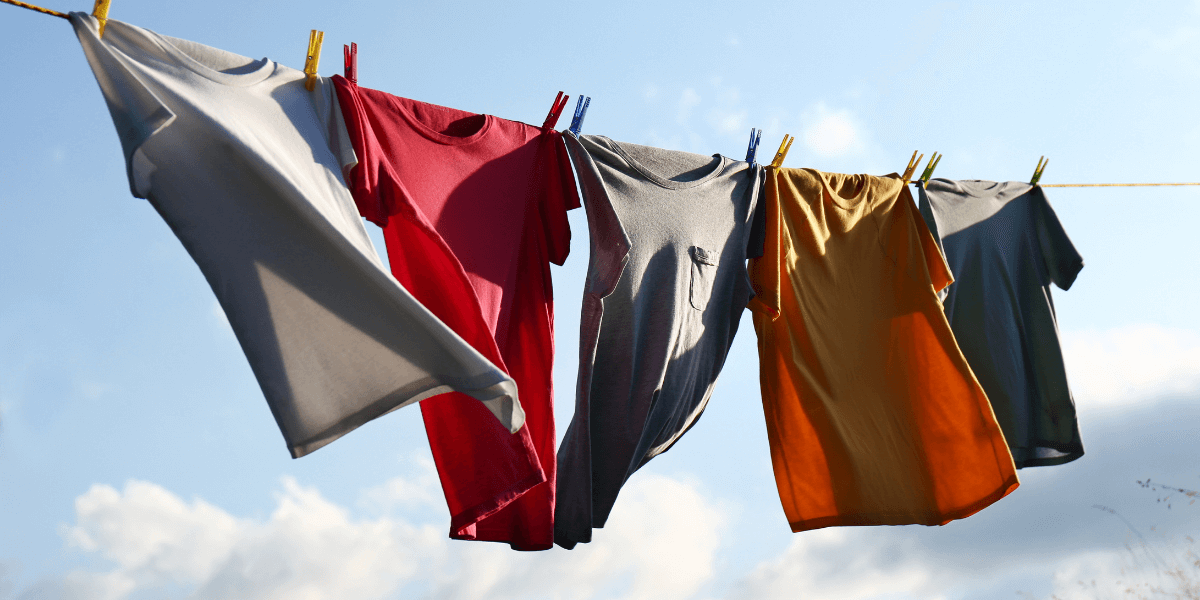 clothes on the line