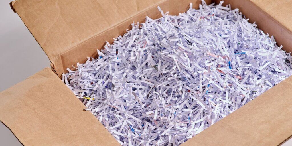 Shredded paper