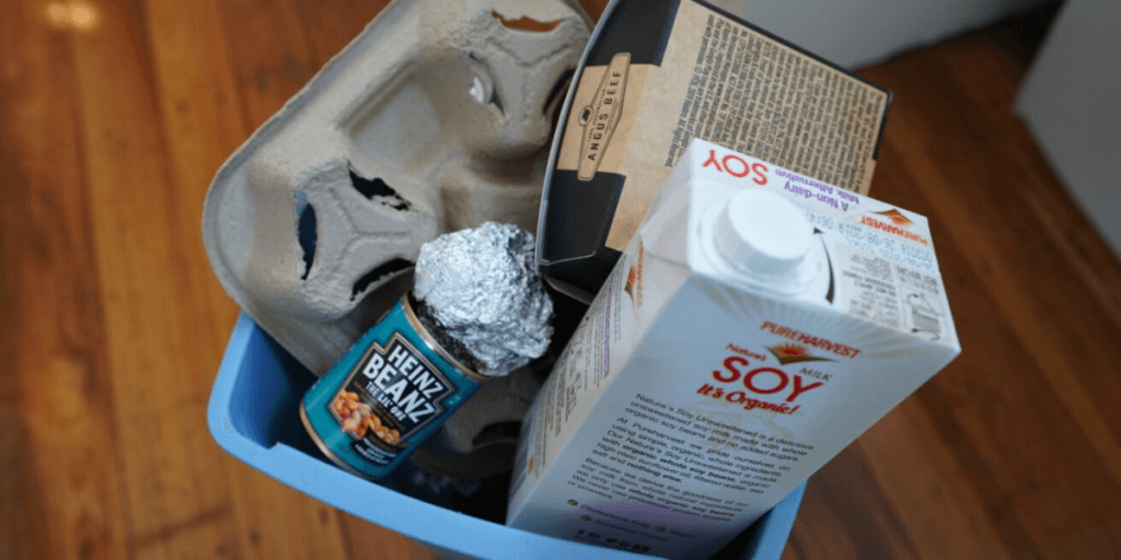 Box of recycling